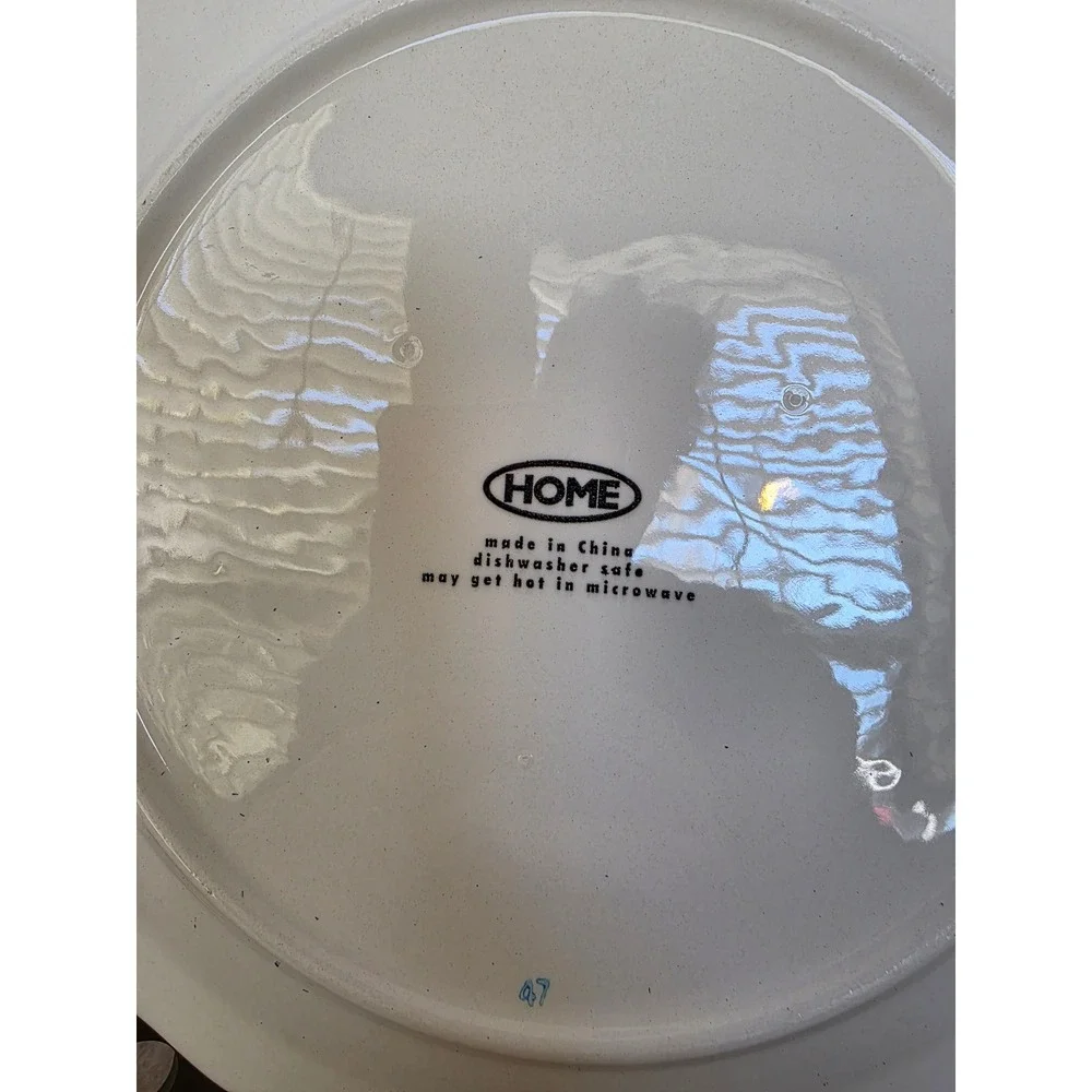 Set of 3 Scalloped‎ Berry Leaf Plates Decorative Dishware